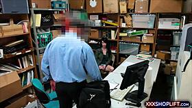 That teen shoplifter offered a blowjob and fuck after getting caught 😏