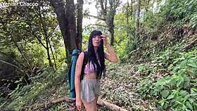 Busty latina caught trespassing, I said give me that pussy or I'll call the police