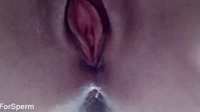 amateur babe masturbates pink pussy while stepdad's next door with friends