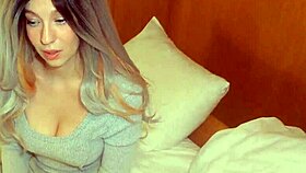 i caught my curvy step-mom, a porn star, squirting during a taboo blowjob scene.