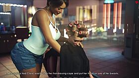 Wife And Stepmother Play A Game Together