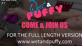 Stunning Brunette's Juicy Trimmed Pussy Fingered and Dildo Toyed in Close-Up Action!