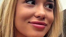 Petite 18+ blonde, why you screaming in POV missionary with cum splashing after rough doggy?