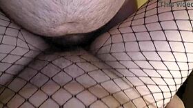 feeling the thrill as my best friend fucks my wife's hairy pussy bareback and cums deep