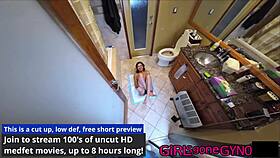 Aria Nicole gets an enema from the perv doctor tampa