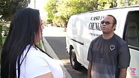 i'm reyna cruz, a gorgeous brunette getting fucked missionary style