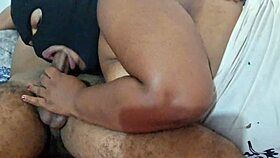 Evangelical babe sucks neighbor's huge cock before church