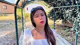 Young french skinny beauty with small tits gets naughty 😏