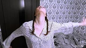 Virgin In The Van Plays With Pussy And Cums!