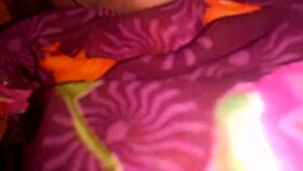 I give aunty handjob to boyfriend's cock in dorm.