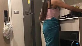 A foreigner fucked a sexy Thai girl with big boobs