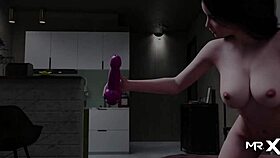 Stick that dildo in her ass!