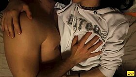 Kisses turn hard nipples and unlimited dicks into orgasm