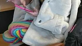 Behind scenes: I jerk off, then Candie Cross sucks my dick teasingly.