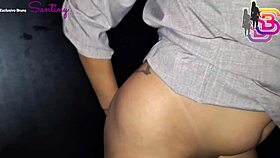 My wife reveals the guy's 25cm cock at the party blowjob session