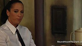 Can Hot Blonde Slave Handle Horny Madame's Hardcore Fingering?