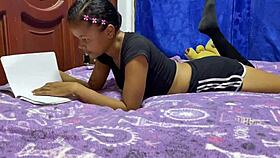 I fucked my stepsister and filled her tight pussy with cum