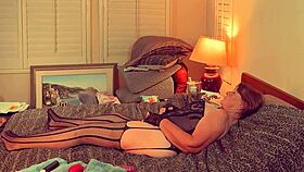 Stripper granny carmen gets fucked in missionary position during homemade hardcore.