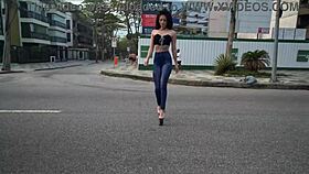 20 years old perfect body brazilian beauty bruna santos self-fisted dap dp fisting anal atm monstercocks ob377