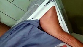 Amateur christmas cumshot with a very hard huge cock