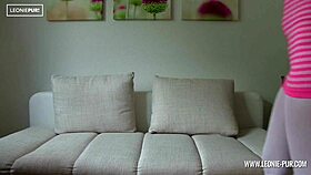 I watch this tight teen 18+ pussy get blowjob and doggystyle in fakeagent germany reality with facial