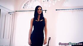 Classy beauties exchange items in glamour stockings