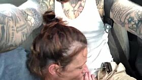 slut sucking cock with intense emotion