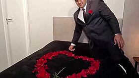 Brazilian pornstar Yuri Gaucho receives a big boss cumshot in a homemade solo scene.