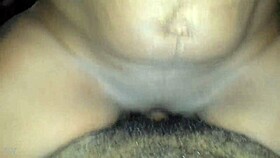 feeling so wet while riding daddy's big black cock