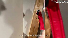 Luna Doll Fucked in Harness in Small Room