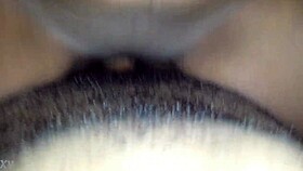 feeling so wet while riding daddy's big black cock