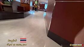 Skinny Thai Slut Rides Cowgirl in Bangkok