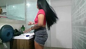 my wife's companion has become very distrustful lately, so i decided to give her a good time before leaving.