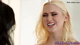 Does Angelic Teen 18+ Get Tasted In Lesbian 3some?