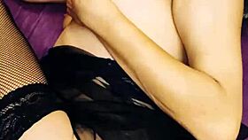 The milf wife spreads her legs for pov assfucking at home