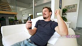 tension relief turns to anal pleasure for step mom?