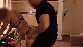 Is Moema Celebrating Her Anniversary By Fucking The New Trainer In The Hotel?