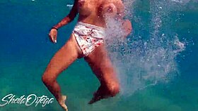 Sheila Orttega’s hot snorkeling, beach sex adventure