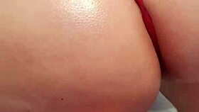 Sexy Latina Masturbates to Squirts Then Takes Anal