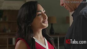 cheerleader asks, 'professor, fuck me under skirt?'