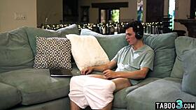 blonde milf rachael cavalli lets stepson explore her pussy