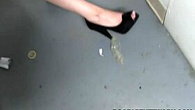 Tegan Mohr sucks random black cock in public outdoor