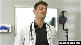 Shemale Nurse Gets Pounded Hard in Tight Asshole at Hospital