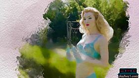 i'm miranda stripping off my lingerie outdoors