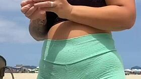 Novinho Quer Trazer Amigo Para Comer Pussy Inchada Na Praia