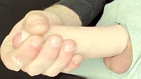 robbystrokes huge cumshot with foreskin extender backstage 😜