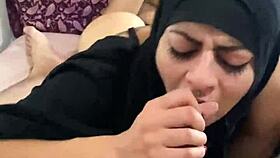 Eating His Balls And Cum Mia Niqab!