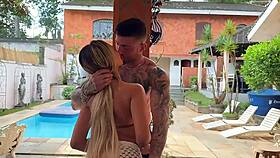 WATCH THIS TINY LATINA TEEN RIDE HARD IN BLOWJOB AND BENT OVER MISSIONARY!