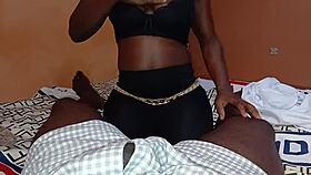 ebony slimthick shares a homemade video of good times with tight fit