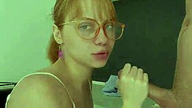 i pulled my nerdy latina half-sister from studying to pound her hard